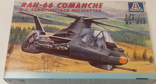 RESALE SHOP - #058 Italeri 1:72 RAH-66 Commanche US Scout/Attack Helicopter