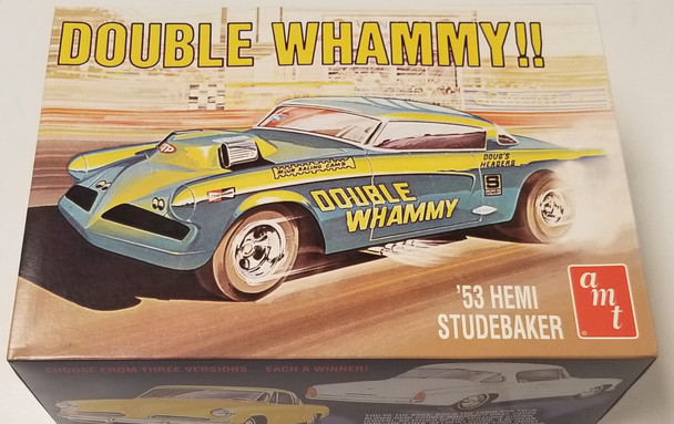 RESALE SHOP - AMT #30107 1953 Hemi Studebaker Double Whammy!! Drag Car 1:25