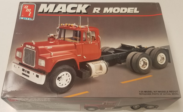 RESALE SHOP - AMT ERTL Mack R Model 1/25 Scale Semi Truck Plastic Model Kit #6129,
