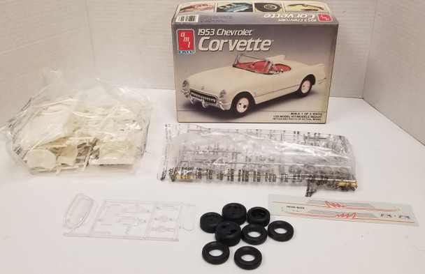 RESALE SHOP - AMT/ERTL 1953 Chevrolet Corvette 1:25 #6519 1990 Build 1 of 2 ways