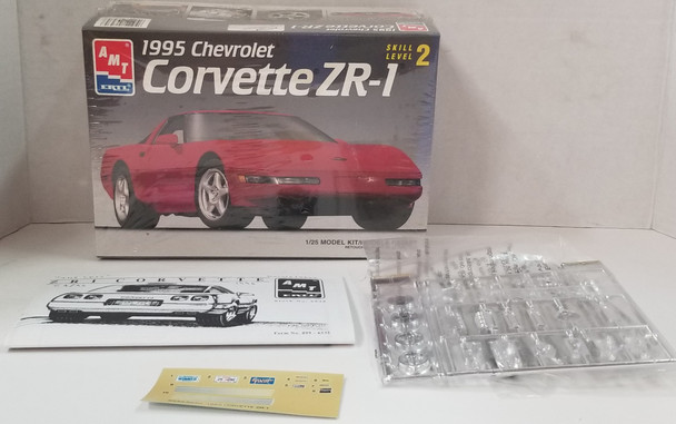 RESALE SHOP - AMT/ERTL #6535 1/25 1995 Chevrolet Corvette ZR-1 Skill Level 2 Gray Mold