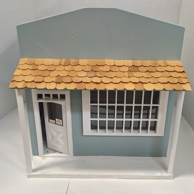 RESALE SHOP - OOAK Dollhouse Miniature 1:12 Unfinished Bakery Storefront With Furniture