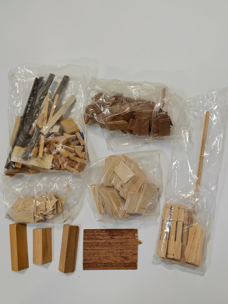 RESALE SHOP - LOT Of 1:12 Dollhouse Miniature Wood Building Supplies