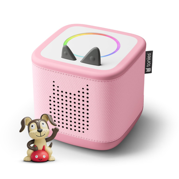 OakridgeStores.com | TONIES - Cloud Pink Toniebox 2 Audio Player Starter Set for Kids 1+ with Playtime Puppy 11003121 840147443373