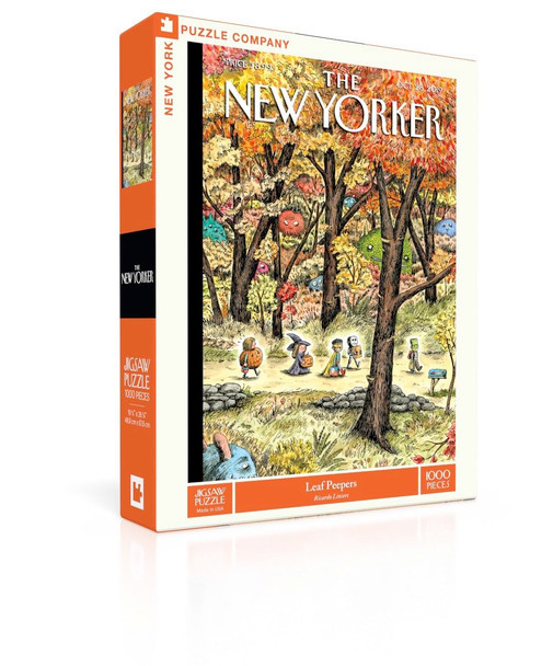 OakridgeStores.com | New York Puzzle Company - New Yorker Leaf Peepers - 1000 Piece Jigsaw Puzzle for Adults by Ricardo Liniers - NPZNY2064 819844017712