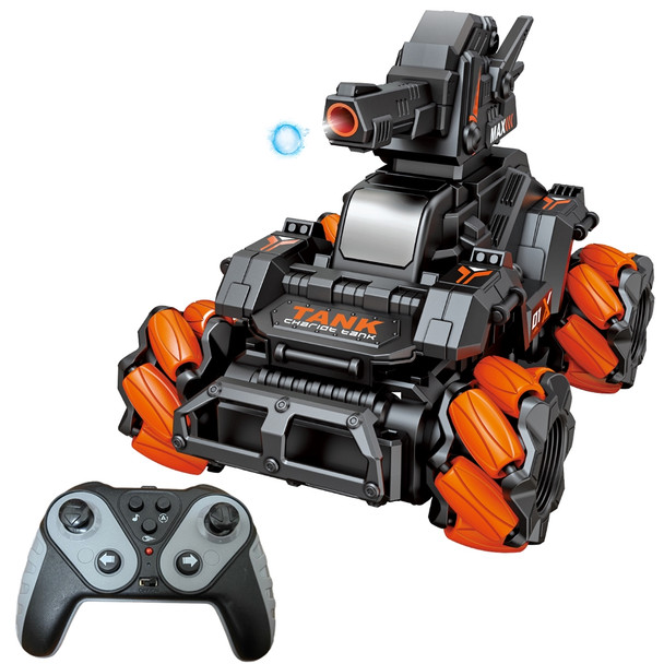 OakridgeStores.com | Jupiter Creations - RC Water Bomber Drift - Gel Pellet Shooting Tank with LED Lights 850038348250