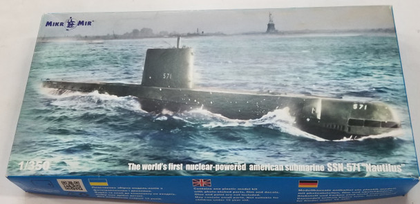 RESALE SHOP - MIKR MIR 1/350 World 1st Nuclear Power Submarine SSN-571 Nautilus #350009