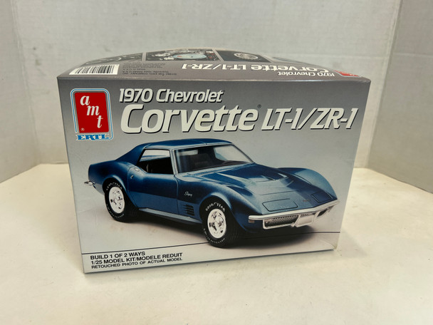 RESALE SHOP - AMT 1:25 1970 Chevrolet Corvette LT-1/ZR-1 Model Car Kit 6218 VINTAGE