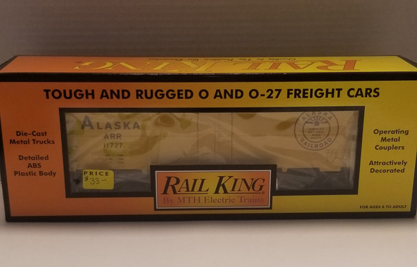 RESALE SHOP - MTH O/O27 scale Freight Cars Alaska Modern Reefer Cars #30-7825