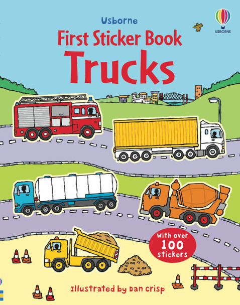 OakridgeStores.com | Usborne - First Sticker Book Trucks - Children's Book 9781805319399