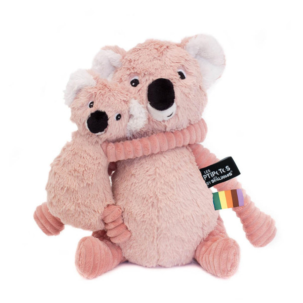 OakridgeStores.com | LES DEGLINGOS - Ptipotos Koala Mum & Baby Grey Plush Toy 73200 4897018367968