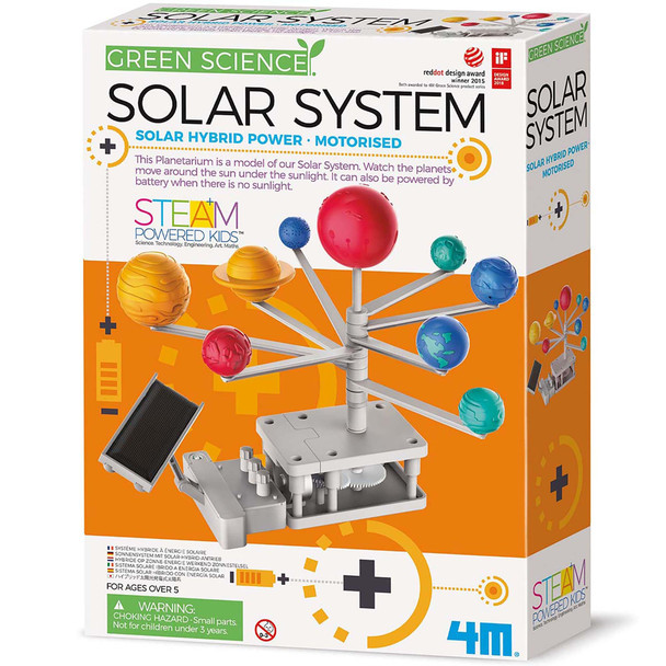 OakridgeStores.com | 4M: Green Science: Solar System - DIY Motorized Rotating Planetarium Model - Science Activity Kit - T4M-03416 4893156034168