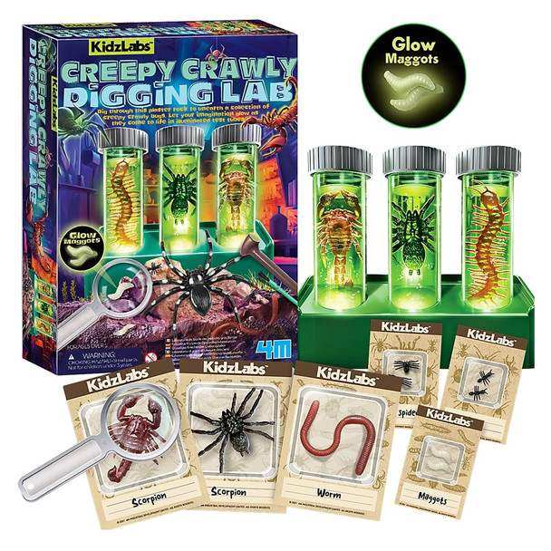 OakridgeStores.com | 4M - Kidzlabs - Creepy Crawley Digging Lab - Science Activity Kit - T4M-03490 4893156034908
