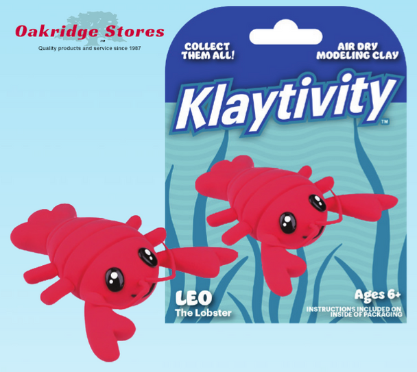 KIDDIE KLAY- Lobster Air Dry Clay Kit (92497)