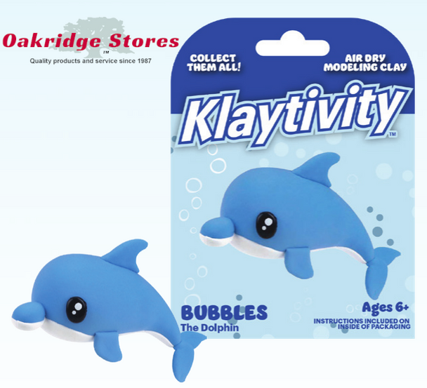 KIDDIE KLAY- Dolphin Air Dry Clay Kit (92572)