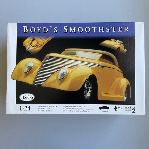 RESALE SHOP - Testors 1/24 scale Boyd's Smoothster 1937 Ford Cabriolet Model Car Kit