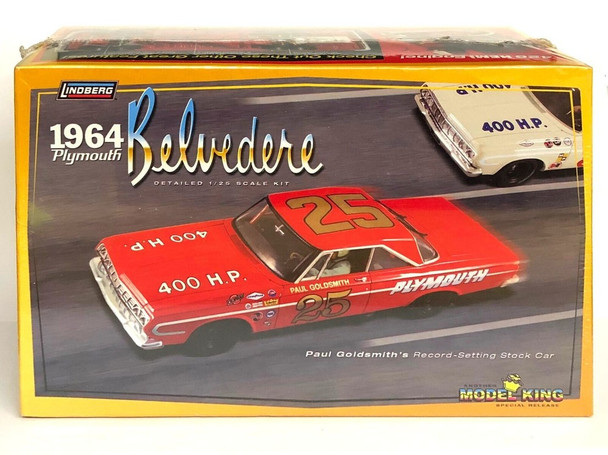 RESALE SHOP - Lindberg 11254 1/25 Scale Model King 1964 Plymouth Belvedere Plastic Model