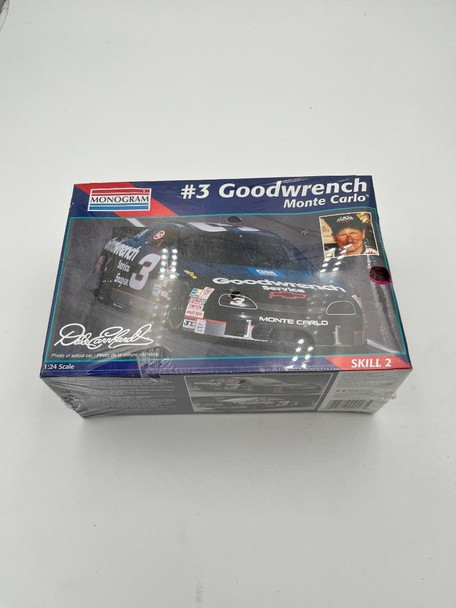 RESALE SHOP - Monogram 1:24 Dale Earnhardt #3 Goodwrench Monte Carlo #2447 1995 Skill 2