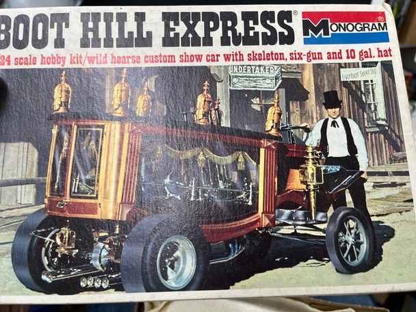 RESALE SHOP - Monogram PC188 Boot Hill Express Tom Daniel 1967 VINTAGE 1/24 KIT