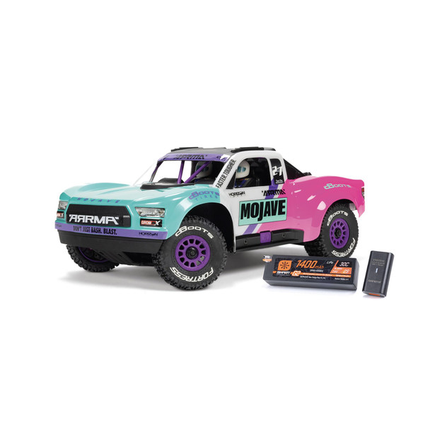OakridgeStores.com | ARRMA - 1/16 Teal MOJAVE GROM 223S DSC 4X4 RTR Brushless Desert Truck w/ Battery and Charger 2304ST1 5052127049832