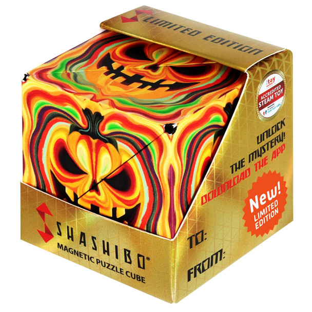 OakridgeStores.com | SHASHIBO - Ghastly Jack - Shape Shifting Magnetic Fidget Cube SHA-FA2-02GJ 850055048560