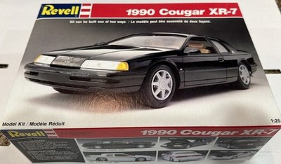 RESALE SHOP - Revell 1:25 Scale 1990 Mercury Cougar XR-7 Car Model Kit Vintage c1990