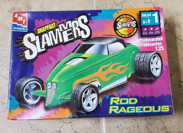 RESALE SHOP - AMT Ertl Snapfast Slammers Rod Rageous 1/25 Model Car Kit
