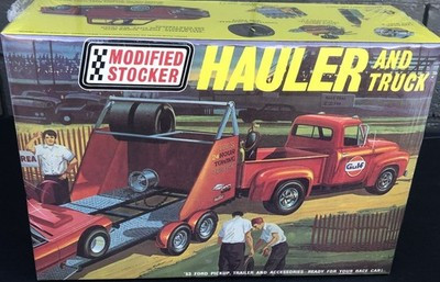 RESALE SHOP - LC - Modified Stocker Hauler & Truck �53 Ford Pickup+Trailer Model Kit c2007