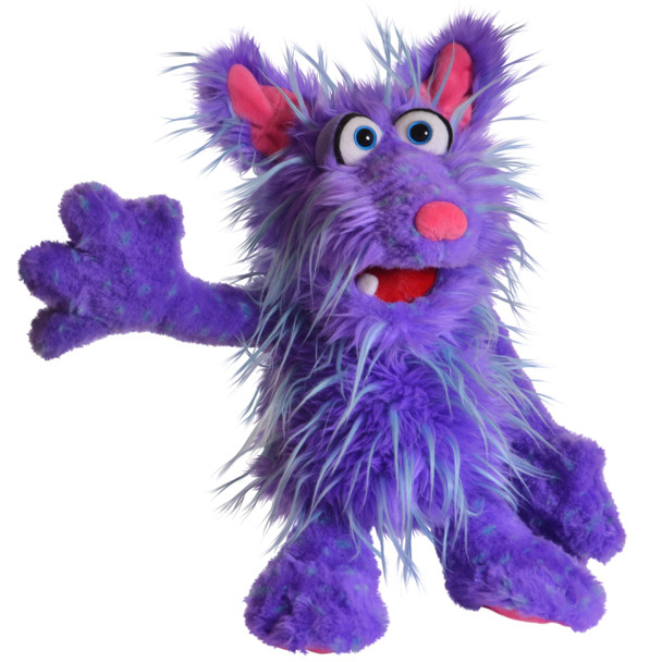 OakridgeStores.com | Living Puppets - 16-Inch Plush Purple Monster Hand Puppet LP191 850062841918