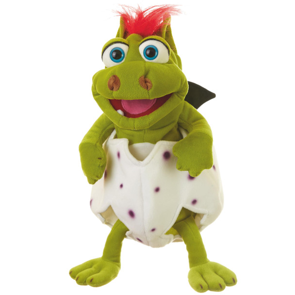 OakridgeStores.com | Living Puppets - 14-Inch Baby Dinosaur Hand Puppet - LP989 850055629899