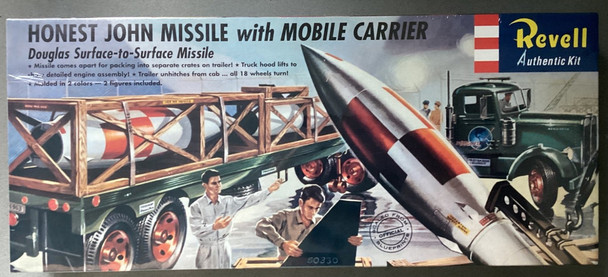 RESALE SHOP - Revell Honest John Missile with Mobile Carrier 1:54 Scale Model Kit c1995