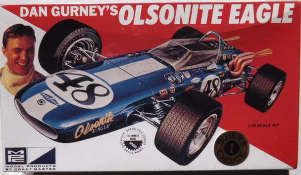 RESALE SHOP - MPC Dan Gurney's Olsonite Eagle Grand Prix 1/25 Scale Model Kit c1995