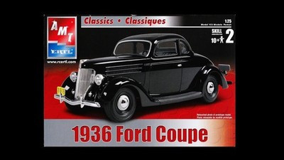 RESALE SHOP - AMT 1936 Ford Coupe 1:25 Scale Plastic Model Kit RARE "Classics-Classiques"