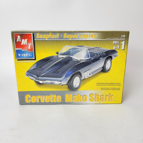RESALE SHOP - AMT SnapFast Plus Corvette Mako Shark 1:25 scale Model Kit c2002