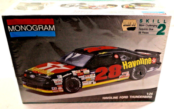 RESALE SHOP - Davey Allison Robert Yates Racing Texaco Havoline 1:24 Plastic Model Kit c1991