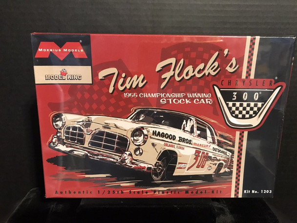 RESALE SHOP - Moebius Models Tim Flock's 1955 Stock Car 1:25 Scale Model Kit c2012
