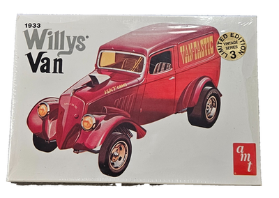 RESALE SHOP - AMT 1933 WILLYS VAN 427 SOHC GASSER LEAPIN LORRY 1/25 Model Kit c1996