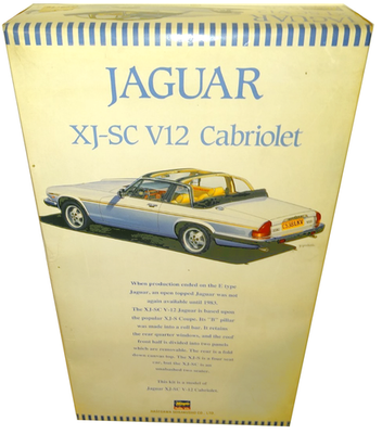 RESALE SHOP - HASEGAWA 87 Jaguar XJ-SC V12 Cabriolet (package change) 1:24 Model Car Kit c1993