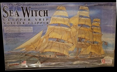 RESALE SHOP - Lindberg Sea Witch Clipper Ship Voilier Clipper 1:96 Scale Model Ship Kit c2006