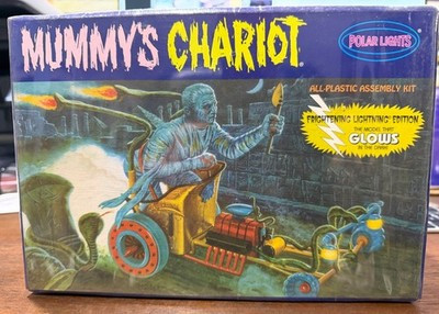 RESALE SHOP - Polar Lights Mummy's Chariot Frightening Lightening Glow-in-Dark Model Kit