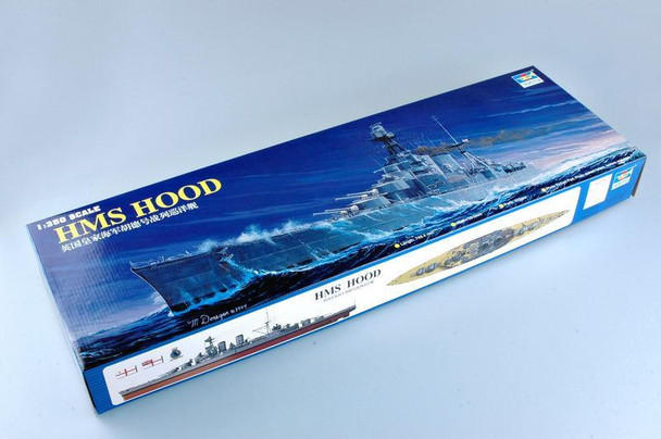 RESALE SHOP - Trumpeter British Battleship HMS Hood 1:350 Scale Plastic Model Kit c2017