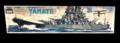 RESALE SHOP - Life-Like Yamato Japanese Super Battleship 1:350 Scale Model Ship Kit RARE c1972