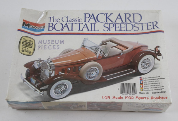 RESALE SHOP - Monogram The Classic 1930 Packard Boattail Speedster 1:24 Scale Model Kit c1979