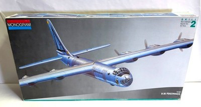 RESALE SHOP - MONOGRAM B-36 PEACEMAKER 1:72 Scale Model Airplane Kit c1991.