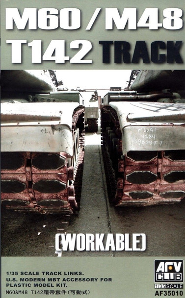 RESALE SHOP - AFV Club WORKABLE T142 Track Link Set for US M48/M601/35 Tank Models