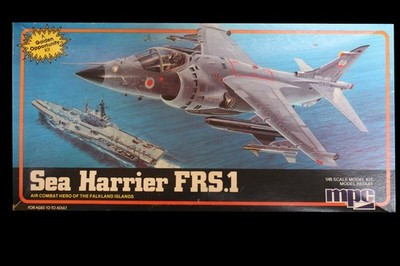 RESALE SHOP - MPC Sea Harrier FRS 1:48 Aircraft Model Kit c1983