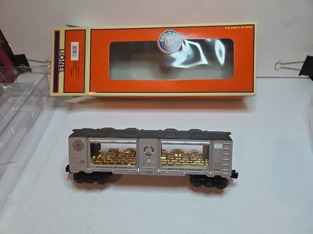 RESALE SHOP - Lionel 6-19670 O Gauge IND MINT CAR FEDERAL RESERVE NIB 1:48 Scale