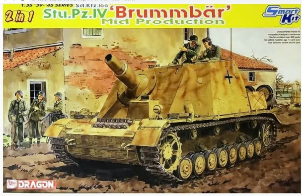 RESALE SHOP - Dragon Models 6460 Sd.Kfz.166 Stu.pz.iv 'Brummbar' Mid Production Scale 1/35