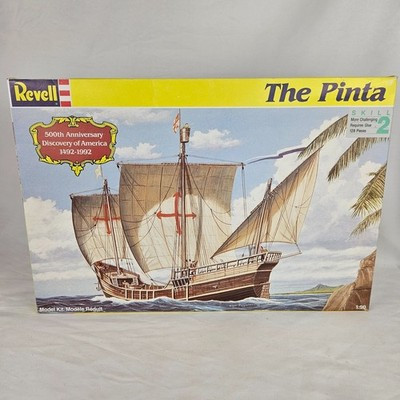 RESALE SHOP - Revell The Pinta Saiing Ship 500th Anniv. Discovery America 1:90 Model c1992