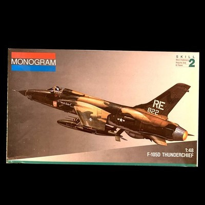 RESALE SHOP - Monogram USAF F-105D Thunderchief Model Aircraft Kits c1991